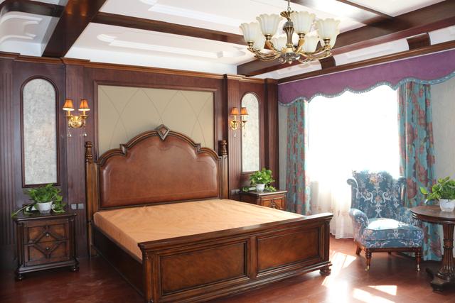 美式別墅豪宅裝修設(shè)計(jì)方案圖片，還帶小院子