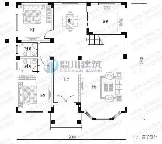 6款挑空客廳農(nóng)村別墅戶型圖，都帶大氣落地窗