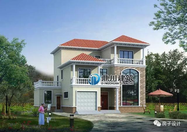 6款挑空客廳農(nóng)村別墅戶型圖，都帶大氣落地窗