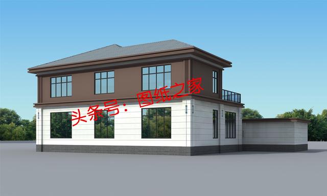 好看不貴的二層新中式別墅，帶玄關(guān)、車庫，20萬建好！