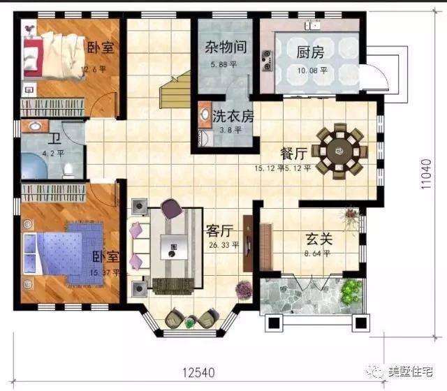 10款經(jīng)典大氣的農(nóng)村自建房戶型圖，隨便建一棟娶媳婦不愁了