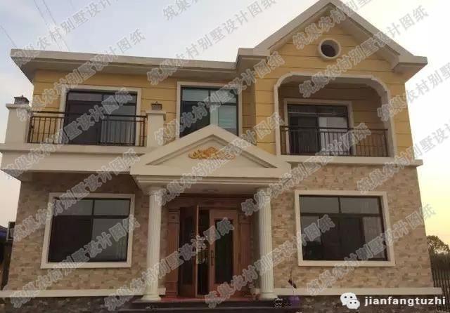 11×11米造價20萬農(nóng)村小別墅設計案例，附建成實景照片