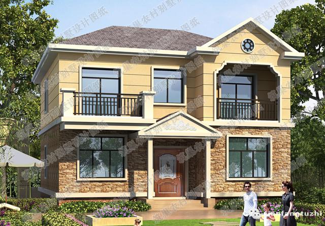 11×11米造價20萬農(nóng)村小別墅設計案例，附建成實景照片