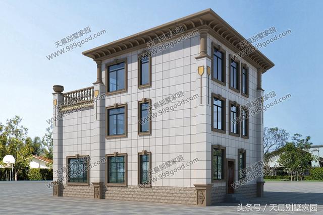 13X10米三層洋房設(shè)計(jì)圖，外觀太大氣了