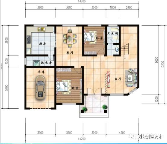 田園風(fēng)格農(nóng)村二層房屋設(shè)計圖，看著就愜意