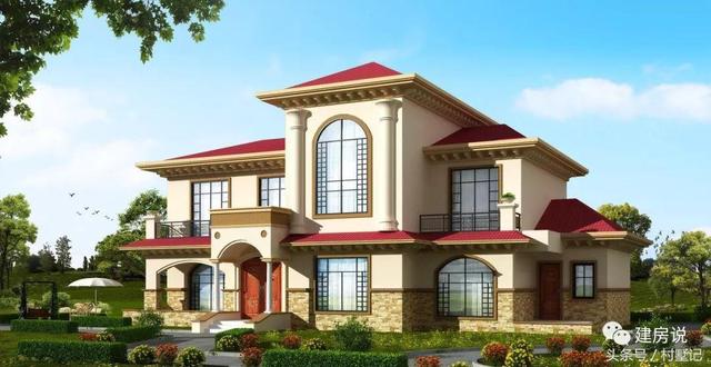 25款漂亮的自建別墅效果圖片，建房也要看顏值