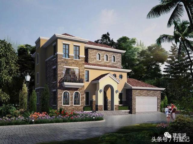 25款漂亮的自建別墅效果圖片，建房也要看顏值