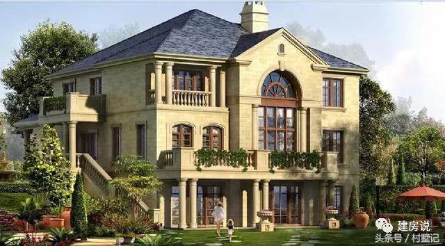 25款漂亮的自建別墅效果圖片，建房也要看顏值