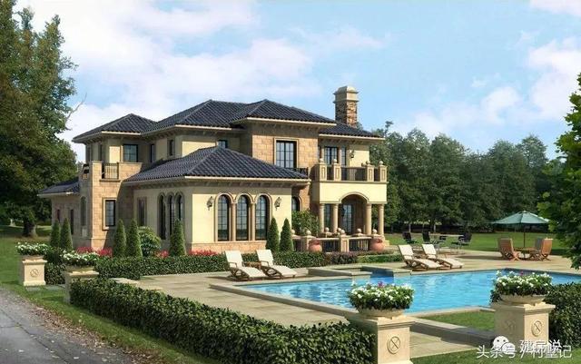 25款漂亮的自建別墅效果圖片，建房也要看顏值