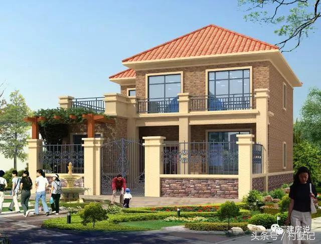 25款漂亮的自建別墅效果圖片，建房也要看顏值