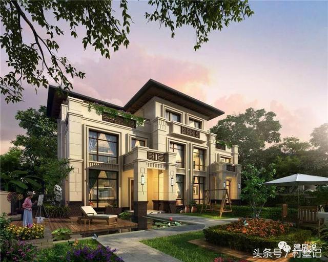 25款漂亮的自建別墅效果圖片，建房也要看顏值