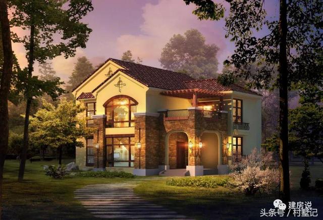 25款漂亮的自建別墅效果圖片，建房也要看顏值