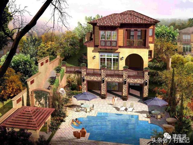 25款漂亮的自建別墅效果圖片，建房也要看顏值