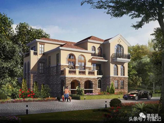 25款漂亮的自建別墅效果圖片，建房也要看顏值