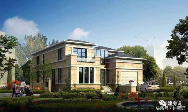 25款漂亮的自建別墅效果圖片，建房也要看顏值