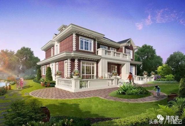 25款漂亮的自建別墅效果圖片，建房也要看顏值