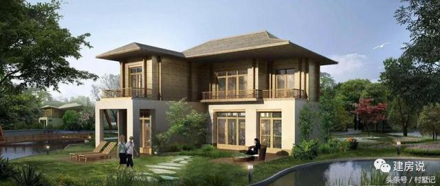 25款漂亮的自建別墅效果圖片，建房也要看顏值