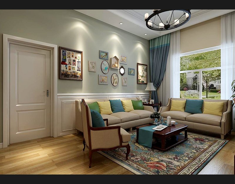 300平歐美風情別墅裝修案例，這錢花得值