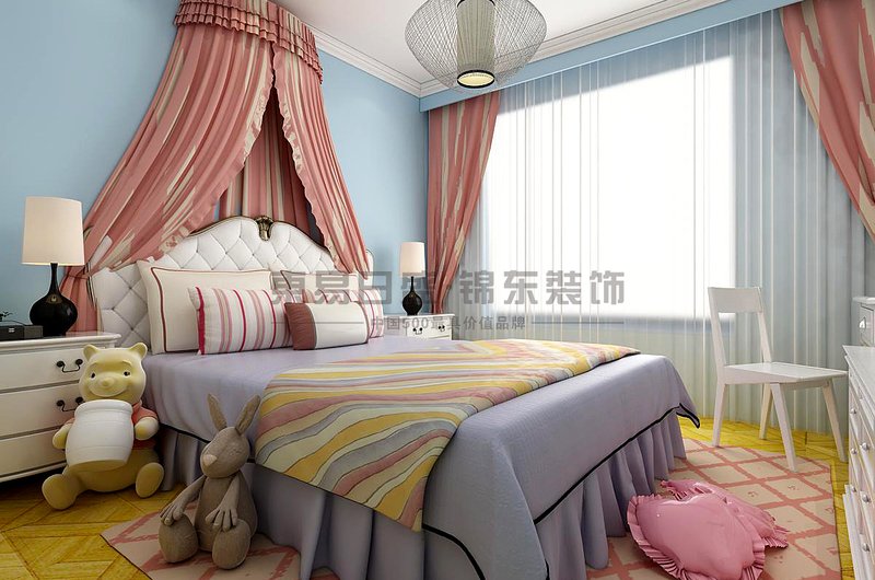 300平歐美風情別墅裝修案例，這錢花得值