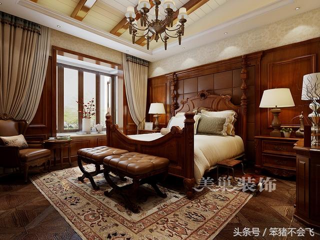 郊區(qū)自建別墅，古典風(fēng)格裝新案例實(shí)拍，土豪