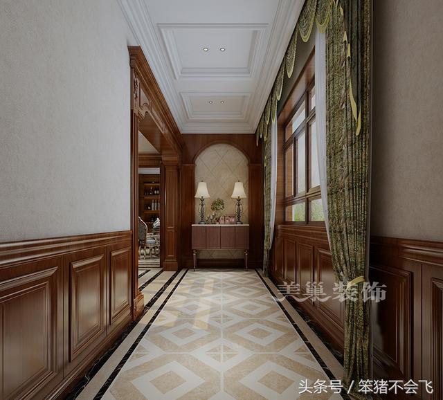 郊區(qū)自建別墅，古典風(fēng)格裝新案例實(shí)拍，土豪