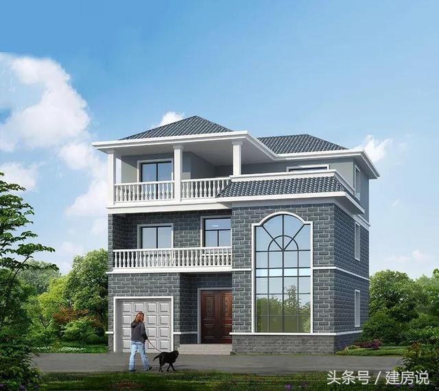 10款經(jīng)濟(jì)又好看的三層樓房設(shè)計(jì)方案，隨便挑一套建都是經(jīng)典