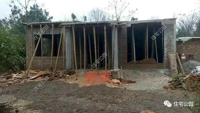 湖南農(nóng)村蓋別墅過程實(shí)拍，附方案圖和建好實(shí)景照片