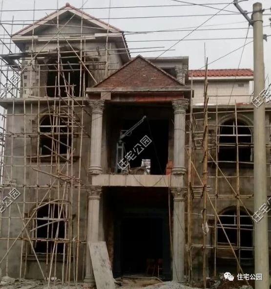 湖南農(nóng)村蓋別墅過程實(shí)拍，附方案圖和建好實(shí)景照片