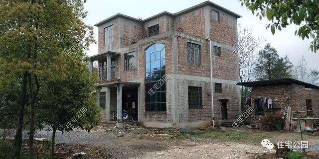 湖南農(nóng)村蓋別墅過程實(shí)拍，附方案圖和建好實(shí)景照片