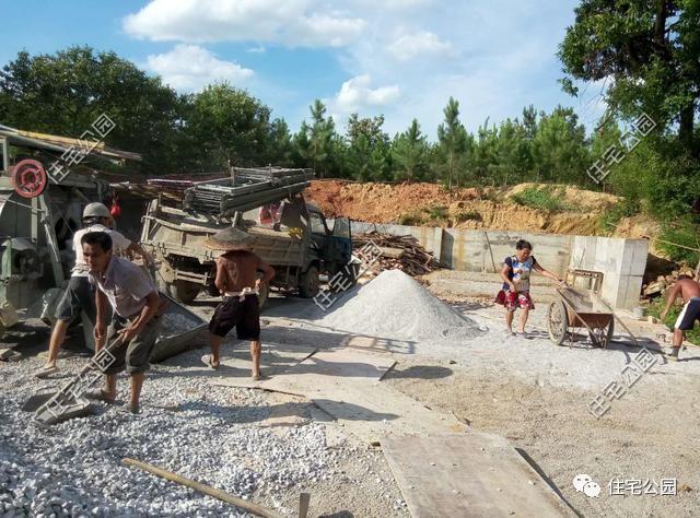 湖南農(nóng)村蓋別墅過程實(shí)拍，附方案圖和建好實(shí)景照片