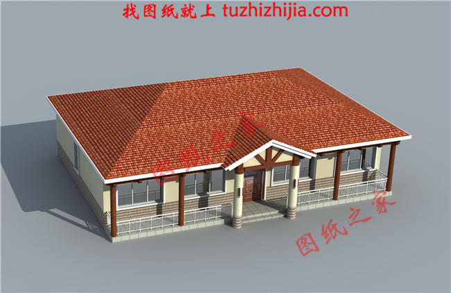 一層平房新農(nóng)村自建別墅，造價20萬以內(nèi)，占地面積200平米左右，獨家設計