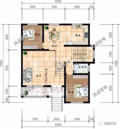 幾款10米開間的農(nóng)村小別墅戶型，你喜歡哪個(gè)？