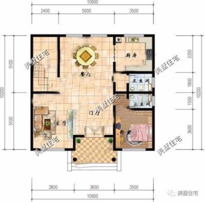 幾款10米開間的農(nóng)村小別墅戶型，你喜歡哪個(gè)？