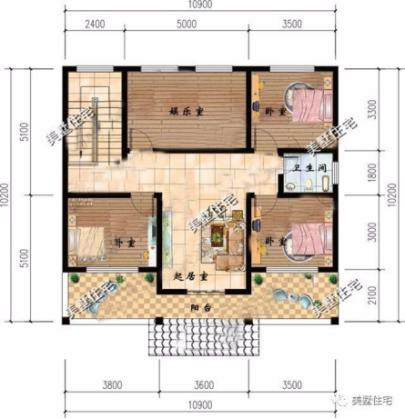 幾款10米開間的農(nóng)村小別墅戶型，你喜歡哪個(gè)？