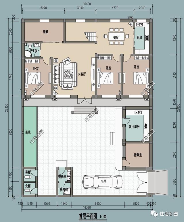 幾款帶院子的農(nóng)村自建別墅設(shè)計方案，有院子才叫別墅