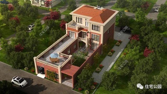 幾款帶院子的農(nóng)村自建別墅設(shè)計方案，有院子才叫別墅