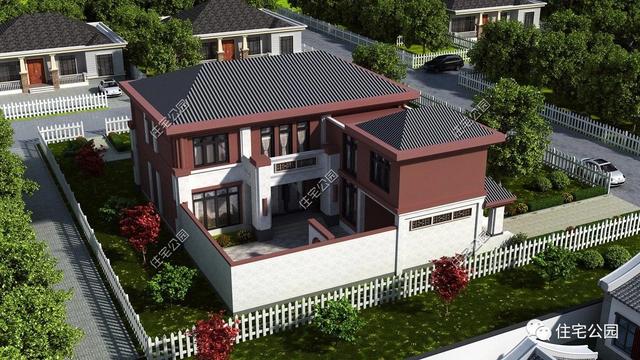 幾款帶院子的農(nóng)村自建別墅設(shè)計方案，有院子才叫別墅