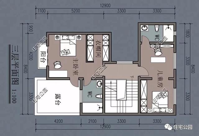 10套帶堂房的自建房戶型圖，喜歡堂房的快來看看