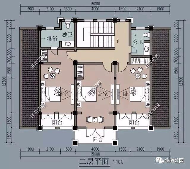 10套帶堂房的自建房戶型圖，喜歡堂房的快來看看