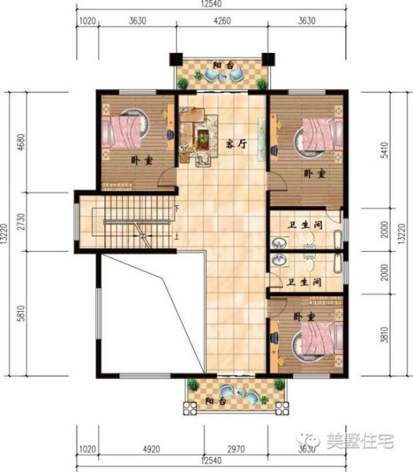 適合小宅基地的農(nóng)村房屋設(shè)計(jì)圖，小戶型建出大效果