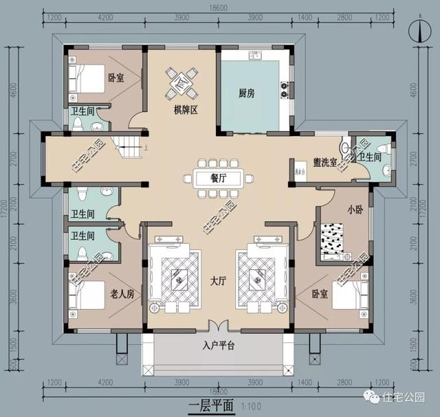 10套帶老人房的農(nóng)村別墅設(shè)計(jì)方案，老人住起來很方便