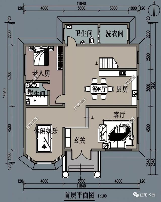 10套帶老人房的農(nóng)村別墅設(shè)計(jì)方案，老人住起來很方便
