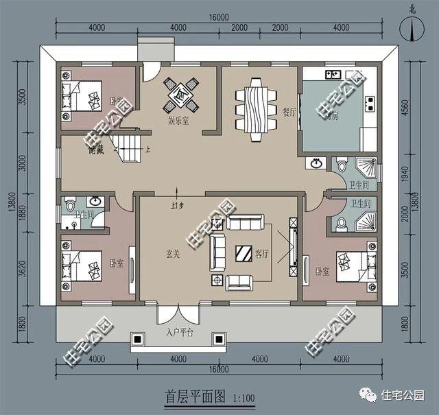 2024年全新設(shè)計(jì)的農(nóng)村別墅圖，建房的有福了