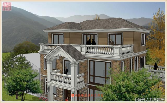 15x10三層房屋設(shè)計(jì)圖，外觀大氣，戶型實(shí)用