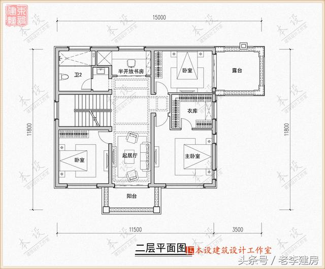 15x10三層房屋設(shè)計(jì)圖，外觀大氣，戶型實(shí)用