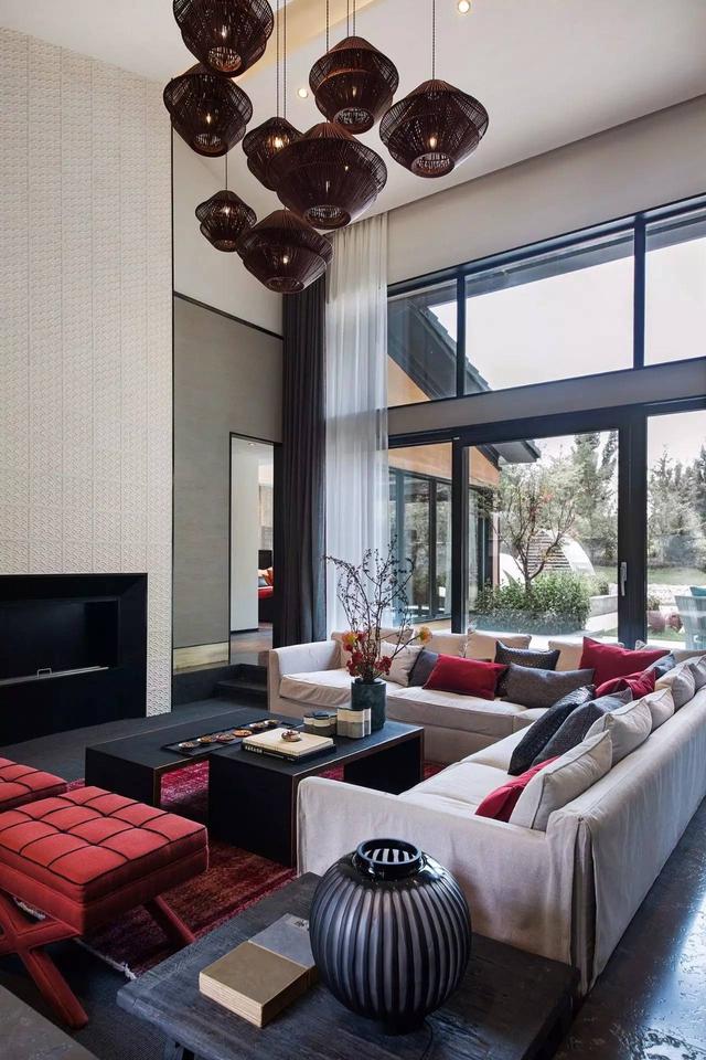 170㎡新中式風格別墅裝修案例實景圖，看完小編想重新裝修了