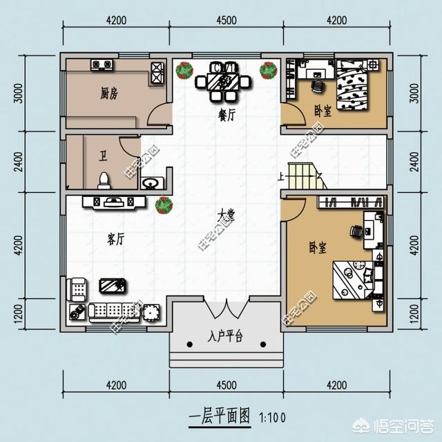 12*11米農(nóng)村三層別墅如何設(shè)計戶型好？