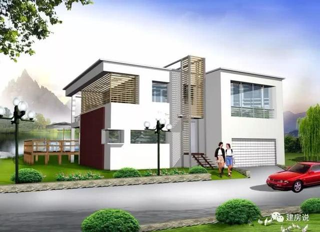 坡屋頂現(xiàn)代風(fēng)別墅圖片大全，漂亮極了