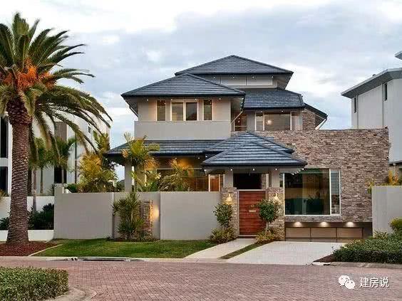 坡屋頂現(xiàn)代風(fēng)別墅圖片大全，漂亮極了