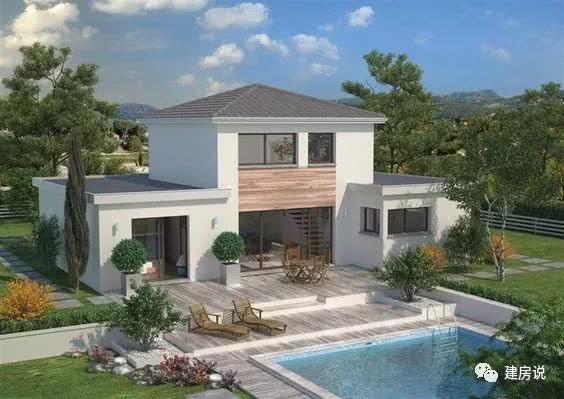 坡屋頂現(xiàn)代風(fēng)別墅圖片大全，漂亮極了